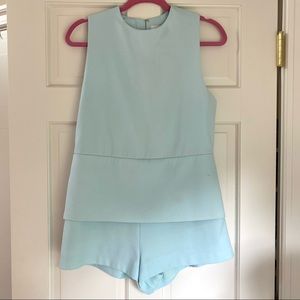 Light blue/aqua romper